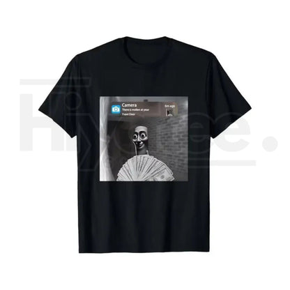 "Tung Tung Tung Sahur" Funny Viral Meme – Premium Cotton Black Graphic Top